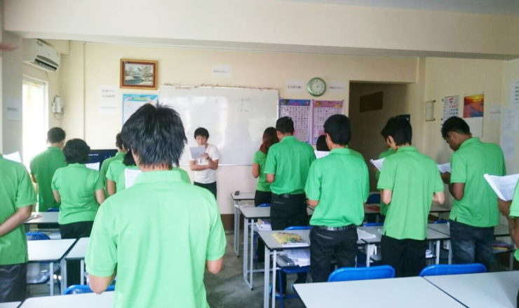 ミャンマーの日本語学校・授業の様子