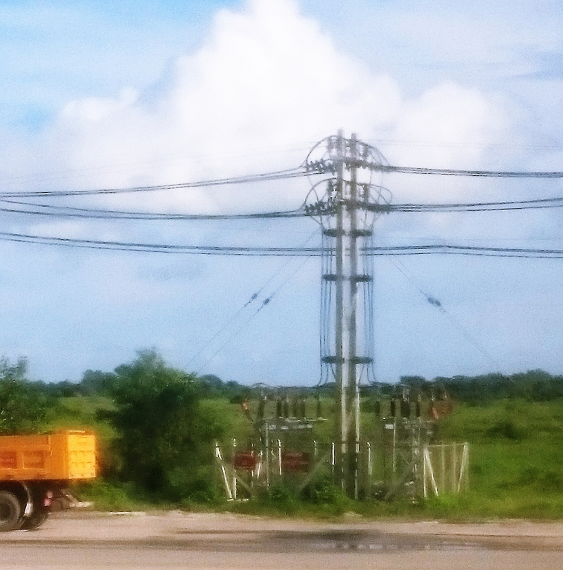 ミャンマー　ティラワ工業団地　電源